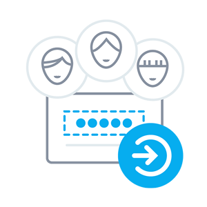 Multiple users can access the system