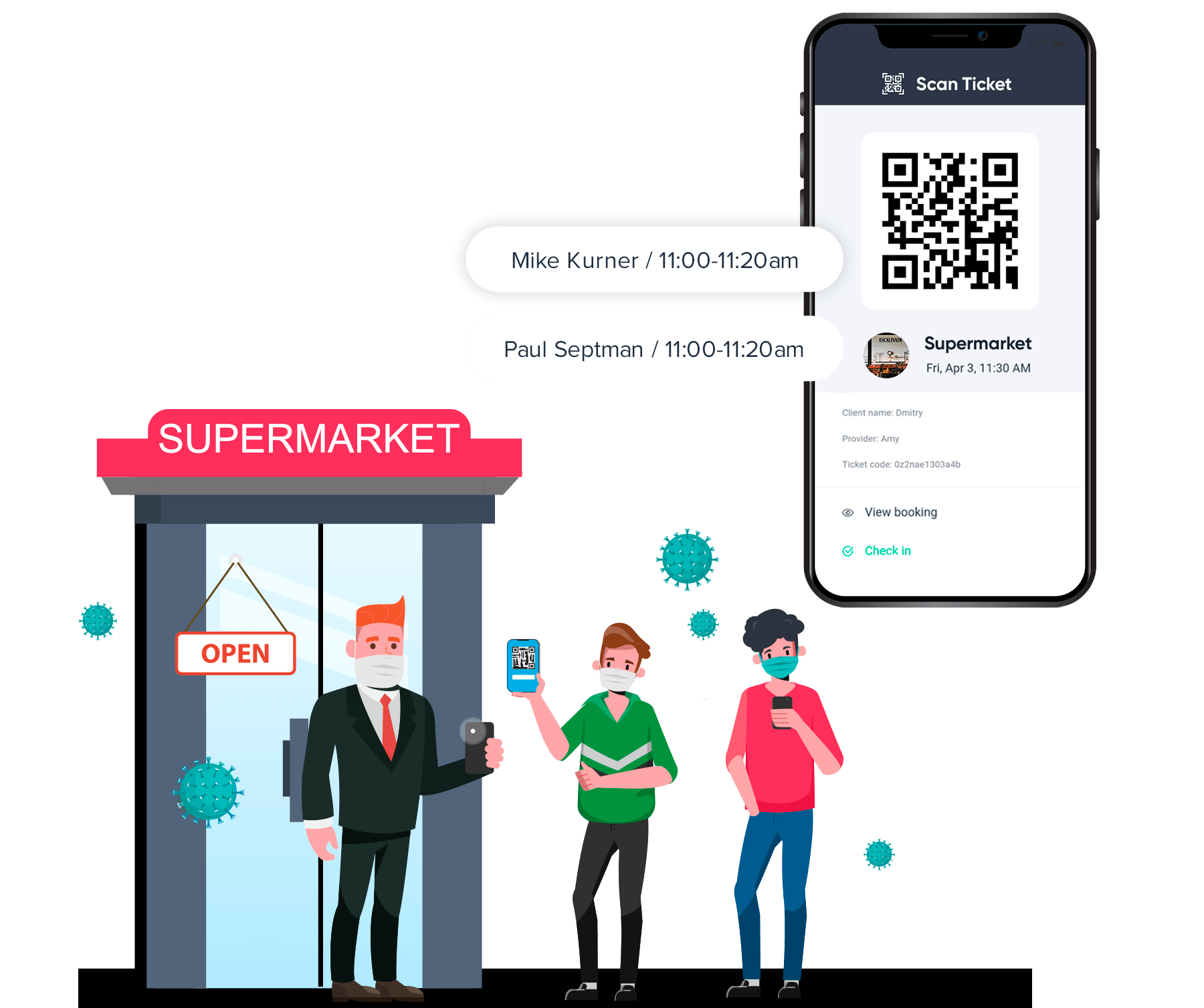Sequential queueing system image