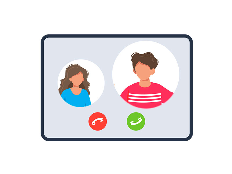 Online video meetings image